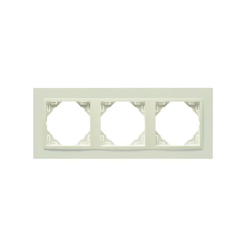 EFAPEL 90930_TPP ANIMATO Hármas keret, gyöngyház