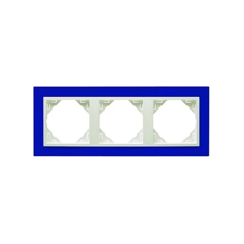 EFAPEL 90930_TZG ANIMATO Hármas keret, kék