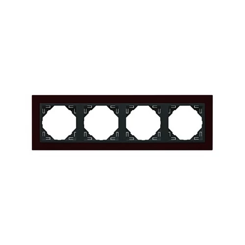 EFAPEL 90940_TBS ANIMATO Négyes keret, sötétlila