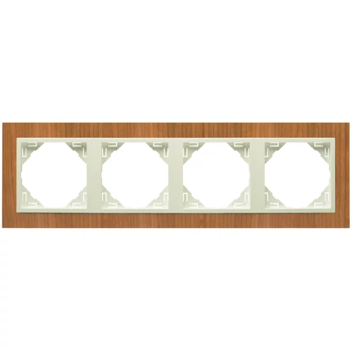 EFAPEL 90940_TJP ARBORE Négyes keret, cseresznye/gyöngyház