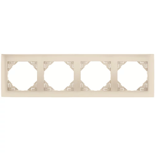 EFAPEL 90940_TPE AQUARELLA Négyes keret, gyöngyház