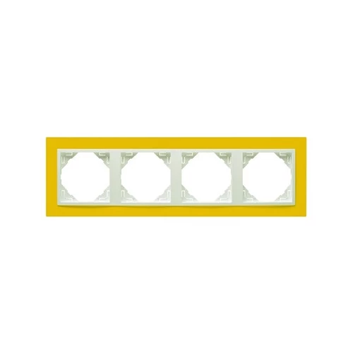 EFAPEL 90940_TRG ANIMATO Négyes keret, sárga