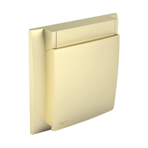 EFAPEL 90961_TDU Vízálló csapfedeles egyeskerest (IP44) - arany