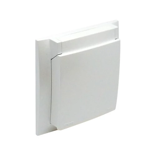 EFAPEL 90961_TGE Vízálló csapfedeles egyeskerest (IP44) - jég