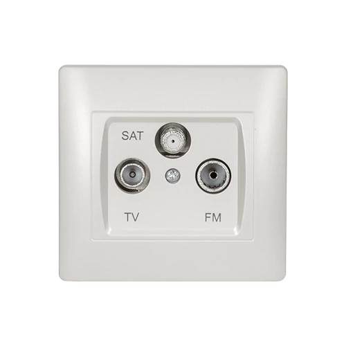 ELMARK 11681 RÍM TV+FM+SAT ALJZAT FEHÉR METÁL
