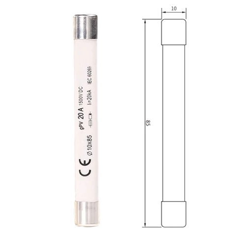ELMARK 15PV25A Biztosítékbetét 10X85 25A 1500VDC