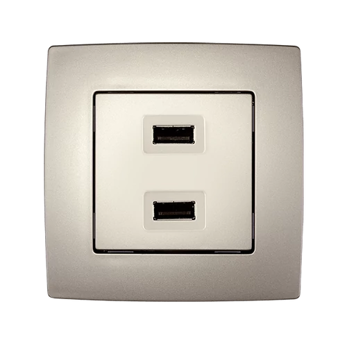 ELMARK 190752 CITY 2xUSB ALJZAT PEZSGŐ METÁL
