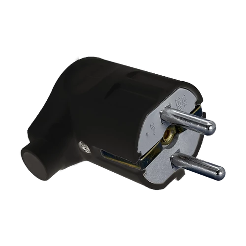 ELMARK 192129/BL ELMARK ANGLE SCHUKO DUGÓ 16А 2Р+Е FEKETE