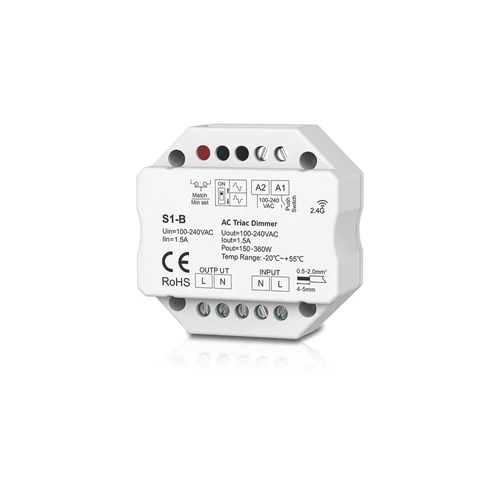 ELMARK 195122 S1-B 1 CSATORNÁS AC TRIAC RF DIMMER ELOSZTÓDOBOZHOZ