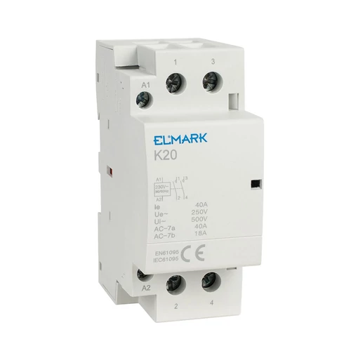 ELMARK 23016 K SZÉRIA MODULÁRIS MÁGNESKAPCSOLÓ K20 40A 230 2NO