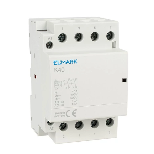 ELMARK 23422 K SZÉRIA MODULÁRIS MÁGNESKAPCSOLÓ K40 40A 230 2NO+2NC