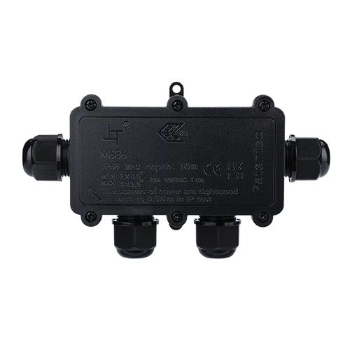 ELMARK 31078 ELMARK CSATLAKOZÓDOBOZ 4 BEVITEL 450VAC 24A, IP68