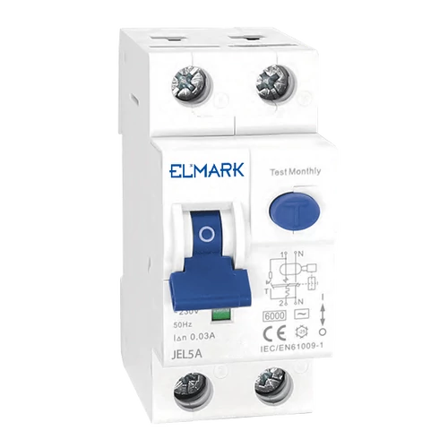ELMARK  40020A Elektromágneses  ÁRAMVÉDŐkapcsoló JEL5A 6kA 2P 20A/30mAJEL5A