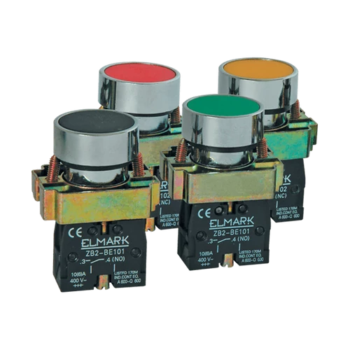 ELMARK  401021 NYOMÓGOMB EL2-BA 21 NO FEKETE EL2-BA