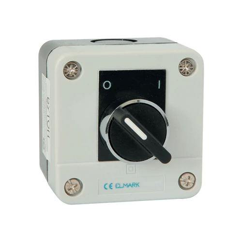 ELMARK  401134 TOKOZOTT NYOMÓGOMB B134 1NO FEKETEEL1-B