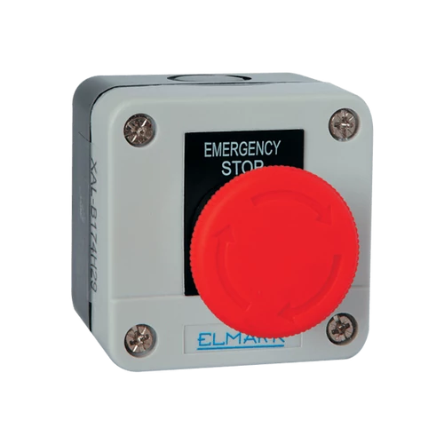 ELMARK  401174 TOKOZOTT NYOMÓGOMB B174 1NC IP44 PIROS EL1-B