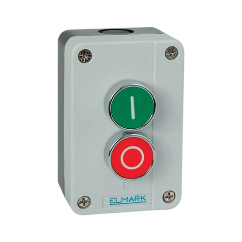 ELMARK  401213 TOKOZOTT NYOMÓGOMB B213 1NO;1NC IP44 1 PIROS ,1 ZÖLD EL1-B