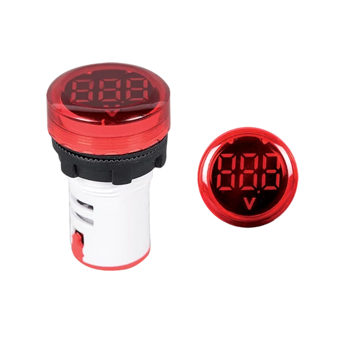 ELMARK 401553 DIGITÁLIS FESZÜLTSÉGMÉRŐ MŰSZER EL-ED16R AC 12-500V D22mm FURATBA KÖR