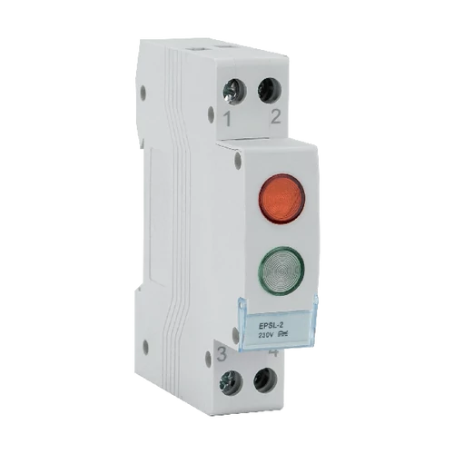 ELMARK 401559JELZŐLÁMPA ELD-RG-DIN ZÖLD/PIROSELD-RG-DIN