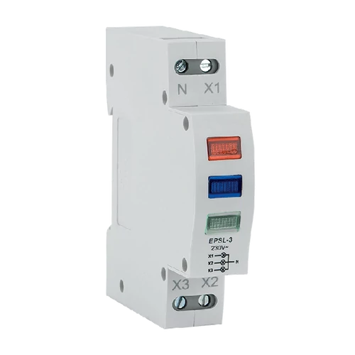 ELMARK 401560 JELZŐLÁMPA ELD-RGB-DIN ZÖLD/PIROS/KÉKELD-RGB-DIN