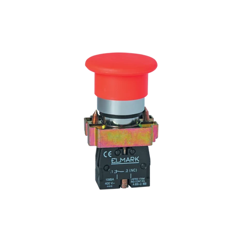 ELMARK  401642 GOMBAFEJES NYOMÓGOMB TÍPUS BC 42 1NC PIROS EL2-BC