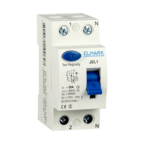 ELMARK  40221 ÁRAMVÉDŐ KAPCSOLÓ JEL1 2P 25A/30MAJEL1