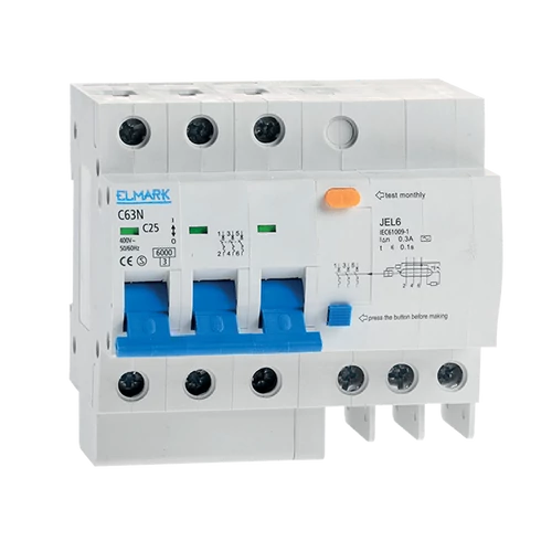 ELMARK  40336 KOMBINÁLT ELEKTRONIKUS  ÁRAMVÉDŐ KAPCSOLÓ JEL6 C50 3P 50A/300MAJEL6