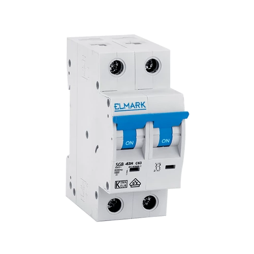 ELMARK  41202C KISMEGSZAKÍTÓ C62N 2A 2P 6kA CURVE C  ÚJC62N
