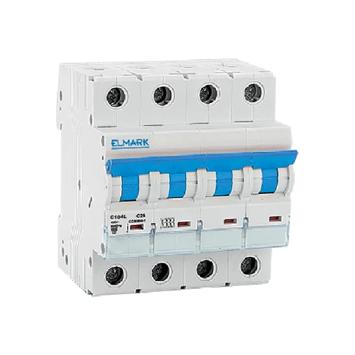 ELMARK  41408C ÚJ  KISMEGSZAKÍTÓ C104L 25A 4P 10kA C C104L