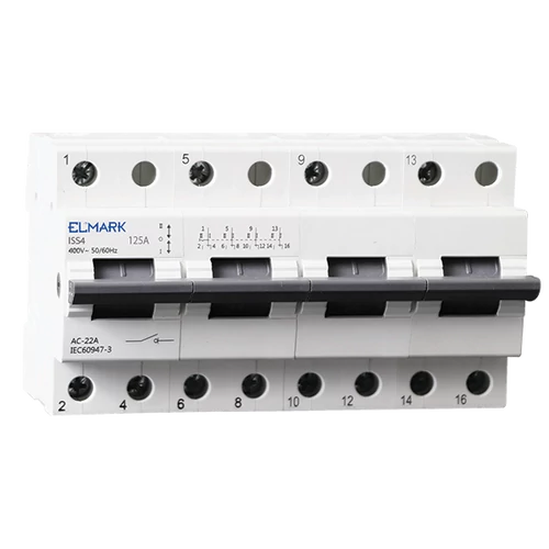 ELMARK  41947ISS3 VÁLTÓKAPCSOLÓ 1-0-2 4P/125AISS4
