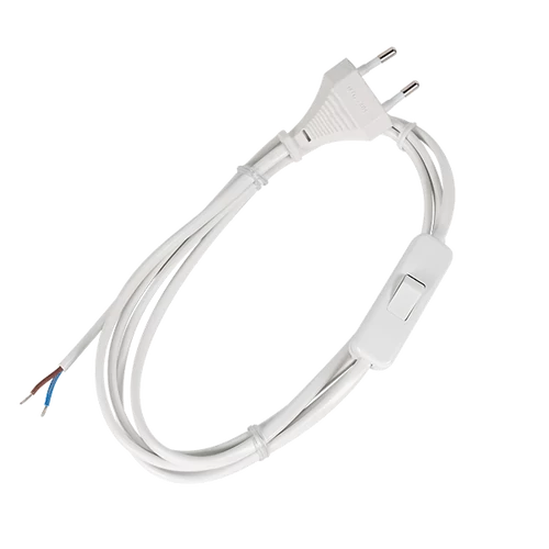 ELMARK 47007/WH TÁPKÁBEL H03VV-F 2G0,50MM? KAPCSOLÓVAL 2M FEHÉR