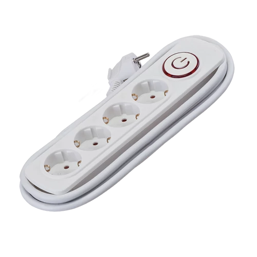 ELMARK 47432 NÉGYES ELOSZTÓ 2M H05VV-F 3G1,5MM²+Kapcsoló