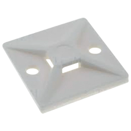 ELMARK  500041 MT-25 KÁBELKÖTEGELŐ TALP, RAGASZTHATÓ-FEHÉR (100DB)