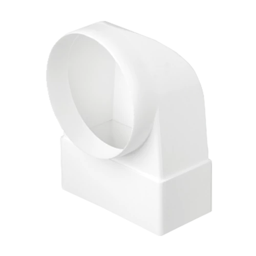 ELMARK  500216 EL02-512 KEREK-LAPOS CSATLAKOZÓ 90° D125-220/55MM