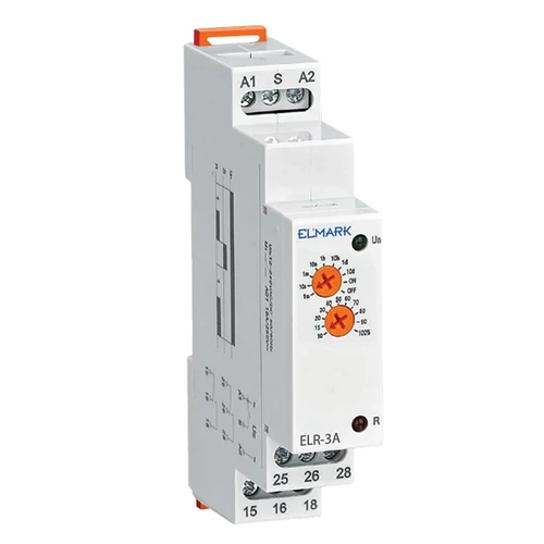 ELMARK  50153 ELR-3A relé 12-240V AC/DC 0.1S-10 nap 2C-bekapcsolás-késleltetés
