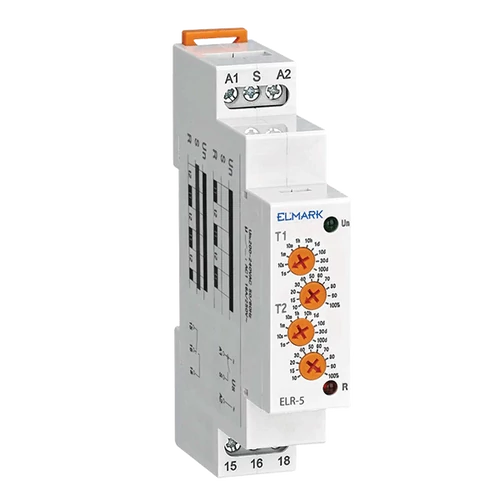 ELMARK  50157 ELR-6 ASZIMMETRIKUS RELÉ 12-240V AC/DC 2XSPDT 2x16A