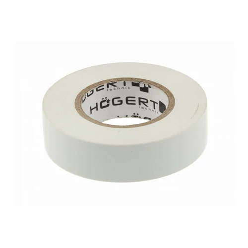 HÖGERT HT1P285 Szigetelőszalag 0,13 mm x 19 mm x 20 m, fehér