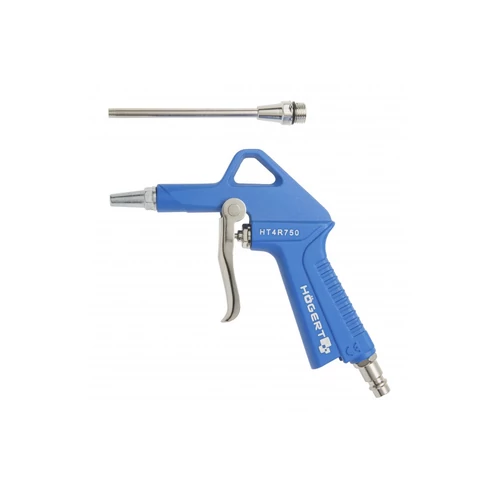 HÖGERT HT4R750 Air Blow Gun, rövid és hosszú fúvókák