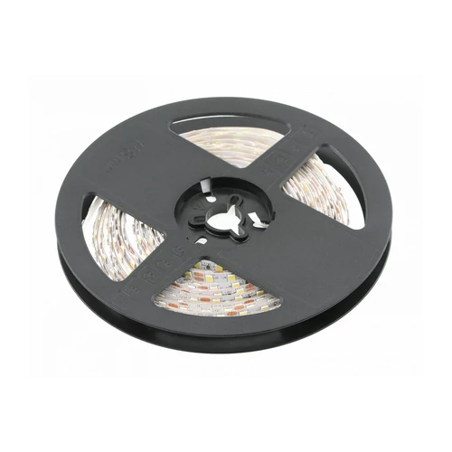 GTV LD-2835-600-20-CB Flash Strip 2835, 600 LED meleg fehér, 60W, gél nélkül 10mm, Roll 5m, 12V (2 kábel)