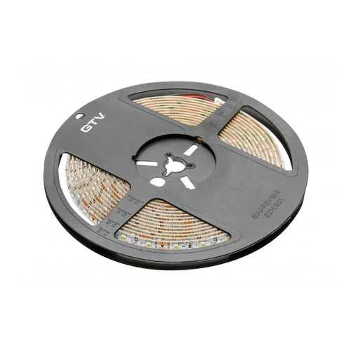 GTV LD-3528-300-65-NE4 LED szalag FLASH, 3528, 300 LED semleges fehér, 24W, vízálló 8mm, tekercs 5m, 12V