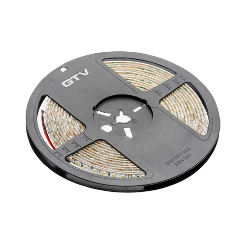 GTV LD-3528-600-65-CB Vakuszalag 3528, 600 LED meleg fehér, 48W, vízálló 8mm, tekercs 5m, 12V