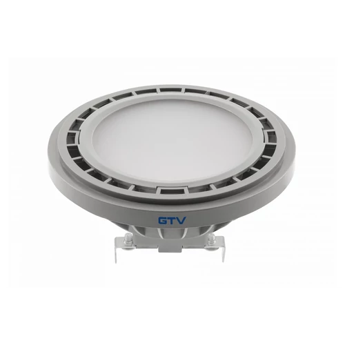 GTV LD-AR111WW13W120-15 LED FÉNYFORRÁS, A-G, AR111, 3000K, G53, 12,5W, DC12V, 120°, 1100lm, szürke
