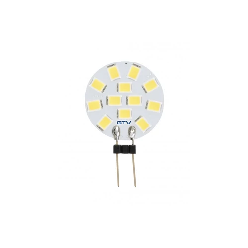 GTV LD-G4015W-30 LED izzó 1,5W, G4, SMD 2835, meleg fehér, sugárzási szög 180*, DC12V 160lm, 3000K