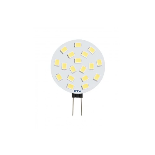 GTV LD-G4020W-30 LED izzó 2W, G4, SMD 2835, meleg fehér, sugárzási szög 180°, DC12V 220lm, 3000K