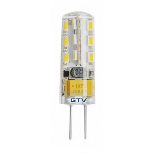 GTV LD-G4SI15-32 LED IZZÓ, SMD 3014, SZILIKON, MELEG FEHÉR, G4, 2W, 360° FÉNYSZÖG, DC12V, 140 lm,