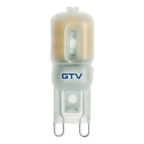 GTV LD-G93W24-32 LED IZZÓ, SMD 2835, MŰANYAG, MELEG FEHÉR, G9, 3W, AC220-240V, 360° FÉNYSZÖG, 240lm, 33mA, 3