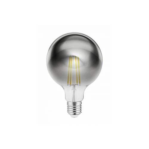 GTV LD-G95FP8-18 Dekoratív LED fényforrás, FILAMENT, szürke, G95, 1800K, E27, 8,0W, 450lm, AC220-240V, 360°