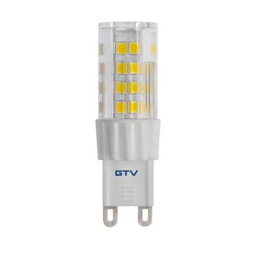 GTV LD-G9P5W0-30 LED FÉNYFORRÁS, SMD 2835, WARM WHITE G9, 5W, AC220-240V, 360° FÉNYSZÖG, 420lm, 43mA, 3000