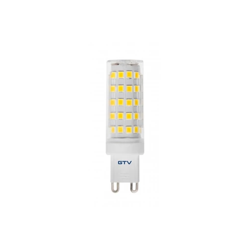 GTV LD-G9P67W0-30 LED FÉNYFORRÁS, A-G, G9, 3000K, 6,5W, AC220-240V, 360°, 600lm, 57mA