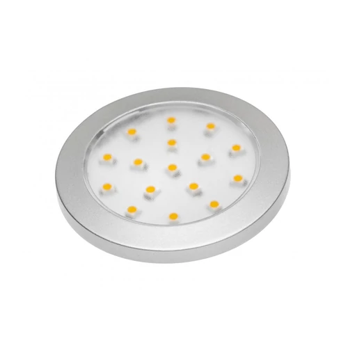 GTV LD-LU16NE-53 LED lámpatest Lumino ezüst 12V DC, 1.5W, 16 SMD3528, semleges fehér, 2m kábel miniAMP-val